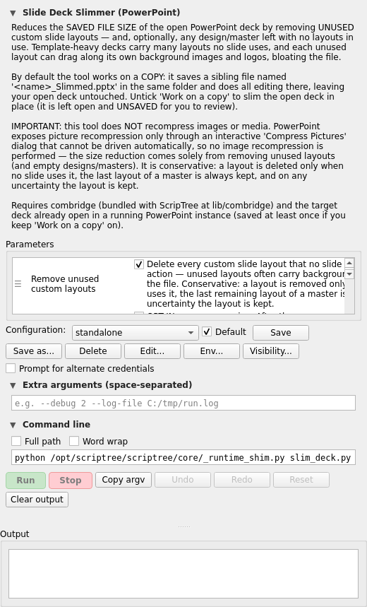 Screenshot 2 of Deck Slimmer (PowerPoint)