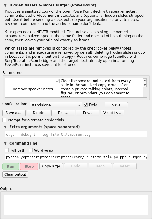Screenshot 2 of Hidden Assets Purger (PowerPoint)