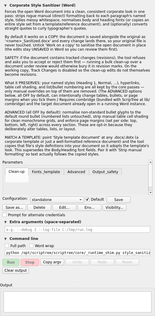 Screenshot 2 of Style Sanitizer (Word)